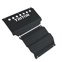 For Mitsubishi Bash Plate Challenger PB PC Powder Coated Black Sump Guard