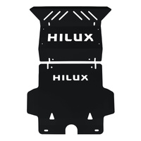 3mm Black Sump Guard Steel Bash Plate for Toyota Hilux 2005-2015