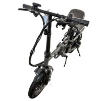 Foldable Electric Bike 1000W 50KM/H Protable Commuter Travel Bicycle E-Bike 48V With GPS Tracker