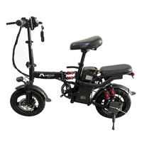 Adult 1000W 50km/h Electric Bike Foldable E Bicycle Mountain e Bike 3 Speed Black