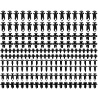 190Pcs Car Body Trim Clips Retainer Rivets Screw Panel Push Fastener Bumper 