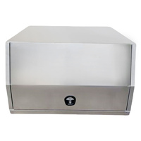 1500mm Long Silvery Aluminium Flat Plate Canopy