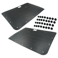 Black ABS Door Cards For Toyota Landcruiser 70 73 74 75 76 77 78 79 Series Manual