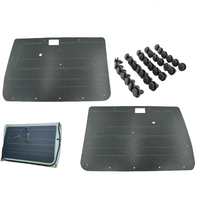 Grey ABS Door Cards For Toyota Landcruiser 70 73 74 75 76 77 78 79 Series Manual