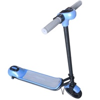 250W Portable Outdoor Scooter Foldable Electric Scooter For Kids Gift Blue Color