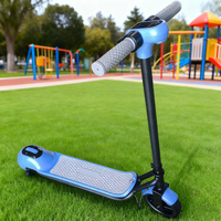 250W Portable Outdoor Scooter Foldable Electric Scooter For Kids Gift Blue Color