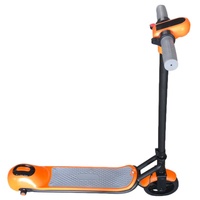 250W Portable Outdoor Scooter Foldable Electric Scooter For Kids Gift Orange Color