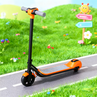 250W Portable Outdoor Scooter Foldable Electric Scooter For Kids Gift Orange Color