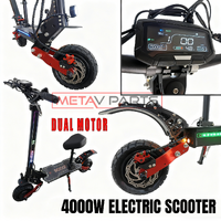 4000W Electric Scooter Dual Motor 80KM/H 60KM Foldable Adult Off Road E-Bike