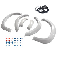 6 Pcs White Fender Flares Wheel Arch Fit For Toyota Hilux SR5 SR 2 & 4 Door 2011-2014