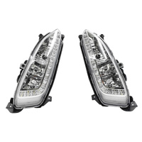 Fit For Hyundai Santa Fe 2013-2015 2Pcs Front LED DRL Daytime Running Light Fog Lamp Left & Right Hand Side