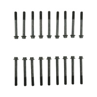 18 Pcs Cylinder Engine Head Bolt Set Fit For Nissan Navara D22 4cyl 3.2L QD32E 1997-2001