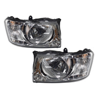  Pair Head light Lamp Fit For Nissan Patrol Wagon GU Y61 2004-2016