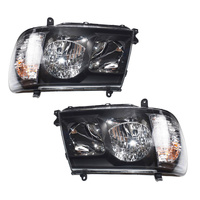  Pair Angel Eyes Head Lights Fit For Toyota Landcruiser 100 Series 2005-2007