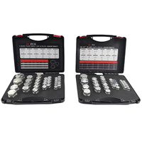 37°JIC and ORFS Hydraulic Cap And Plug Kit Hose Tube And Pipe Fitting Set 128 Pcs