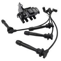 Fit For Kia Cerato LD Rio JB For Hyundai Accent Getz TB L4 1.6L G4EC G4ED 2001-2011 Ignition Coil Pack & Lead Kit