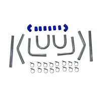 2Inch 51mm 2'' Universal Turbo Intercooler Piping Pipe Kit Aluminum Fit For All Turbo Projects