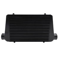 Fit For Universal Intercooler With 3" Inlet/Outlets 450 x 300 x 76mm Black