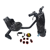 Electric Drift Go Kart for Kids – 3-Wheel Ride On Trike with Bluetooth & 350W [Black-Lightning]