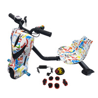 Electric Drift Go Kart for Kids – 3-Wheel Ride On Trike with Bluetooth & 350W [Graffito]