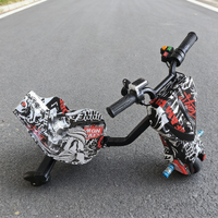 350W High-Speed Motor Drift Go Kart for KIDS Gift 3-Wheel Electric Go Kart W/ Bluetooth