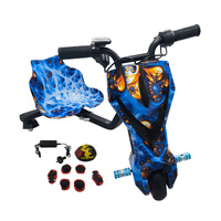 Electric Drift Go Kart for Kids – 3-Wheel Ride On Trike with Bluetooth & 350W [Blue Phoenix]