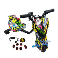 Electric Drift Go Kart for Kids – 3-Wheel Ride On Trike with Bluetooth & 350W [Hip-Hop]