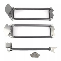 Universal Rear Weld On 4 Link Suspension Lift Kit Heavy Duty 24" Steel Bars