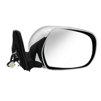 3 Pins Door Mirror Assembly Right Hand Side Chrome Cover Fit For Toyota Prado 120 Series 2002-2009