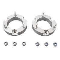 25mm Front Coil Strut Shock Spacer Lift Kit For Toyota Hilux VIGO 2005-14 4WD Silver