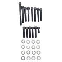 14 Pcs Black Timing Cover / Water Pump Bolt Kit Fit For Holden 253 304 308 V8 HQ VN