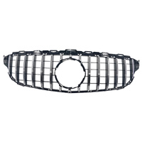 Front Grille Fit For Mercedes Benz C-Class W205 C200 C250 C300 C350 2015-2018