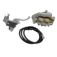 Front Brake Caliper Master Cylinder & Hose Fit For Yamaha YZ125 YZ250 YZ250F YZ450F 5UN-2580T-00-00 1998-2007