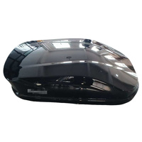 360L Glossy Black Car Roof Box With Key Lock Fit For Rhino Rack Masterfit Roof Top Box