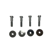 4 x Chrome Door Lock Striker Bolts Washers Fit For Holden HQ HJ HX HZ WB Torana LH LX UC