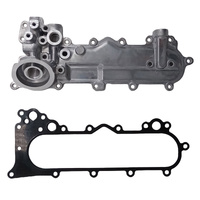Oil Cooler Cover With Gasket Fit For Toyota LandCruiser HDJ78 HZJ80 HDJ100 Coaster HDB50 HZB70