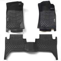 3D All Weather TPE Floor Mats Liner Fit Mitsubishi Triton MQ 2015-2018
