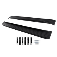 Aluminum Running Boards for Toyota LandCruiser Prado J150 2017-2023 Black Set