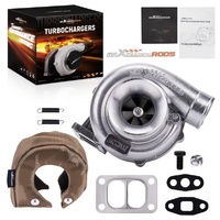 maXpeedingrods Universal T70 Turbo .70 A/R T3 Flange Oil turbocharger KIT 550HP