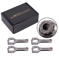4x Connecting Rod Rods For Toyota Starlet Turbo EP82 Glanza V EP91 4E-FTE