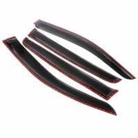 Black Weather Shields Window Visor For Toyota Hilux KUN26 KUN16 2005-2014 Double cab