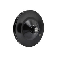 Fit For GM/Ford Power Steering Pump Single Groove Steel 3/4" Shaft Black Pulley