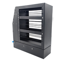 200 x 600 x 655mm 4WD Ute Canopy Slide Out Pantry Black Pull Out Aluminium