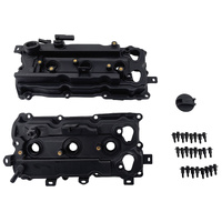 2 Pcs Valve Cover With Gasket & Cap Fit For Nissan Altima Pathfinder Maxima Murano 3.5L 2015-2018