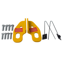Front Recovery Tow Point Kit 5 Tonne Hitch Fit For Nissan Pathfinder R51 2005 - 2013 4WD 5000KG Yellow