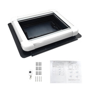 Complete Roof Hatch Eurostyle With LED Remote Control RV Caravan Skylight 450x400mm