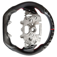 Fit For Ford Ranger Raptor RA 05/2022-2025 Carbon Fiber Steering Wheel Red Strip