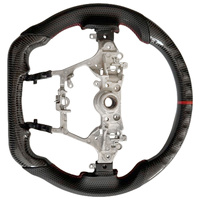 Fit For Toyota Hilux Revo SR N80 2015-2022 Carbon Fiber Steering Wheel Red Strip