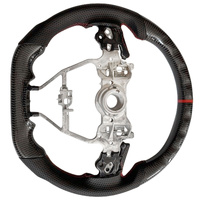 Fit For Toyota RAV4 XA50 AXAH54 11/2018-2025 Carbon Fiber Steering Wheel Red Strip