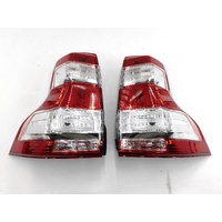 Pair Rear Tail Light Brake Lamp For Toyota Prado 150 Series 2013-2017